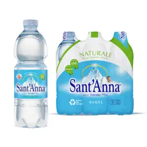 Sant'Anna Naturale - Still Mineral Water- 6 Pk- 16.9Fl. Oz.- Made in Italy